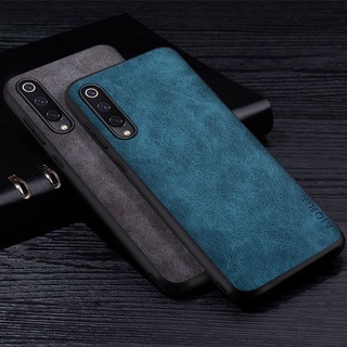 เคสโทรศัพท์มือถือหนัง Pu พรีเมี่ยมสําหรับ Xiaomi Mi 9 8 10 Lite Se สีพื้นสําหรับ Xiaomi Mi 10 Pro