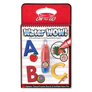 [ระบายน้ำ+รียูส] รุ่น 5389 Melissa &amp; Doug Water Wow Alphabet สมุดระบายสีด้วยน้ำ รียูสซาเบิล รุ่นตัวอักษร A-Z  อย่างดี ปลอดภัย