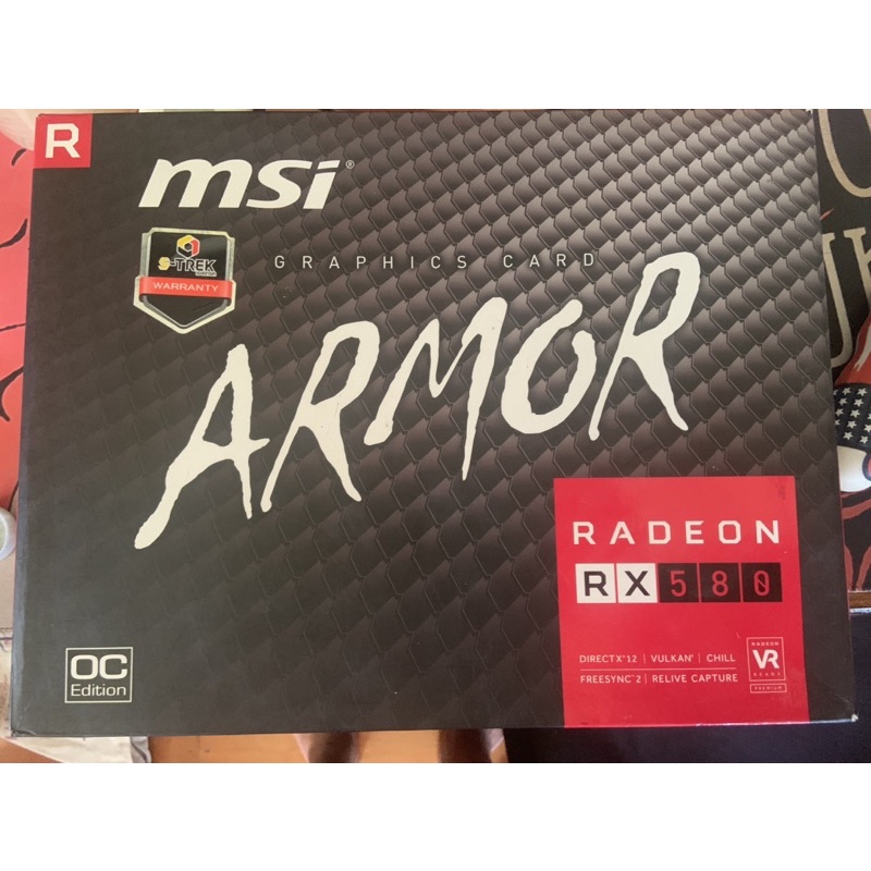 MSI ARMOR RX580 8GB OC