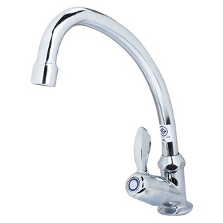 ก๊อกซิงค์ เดี่ยวแบบติดตั้งผนัง HANG SF-37J ก๊อกซิงค์ ก๊อกน้ำ ห้องน้ำ WALL-MOUNTED SINK FAUCET HANG SF-37J CHROME