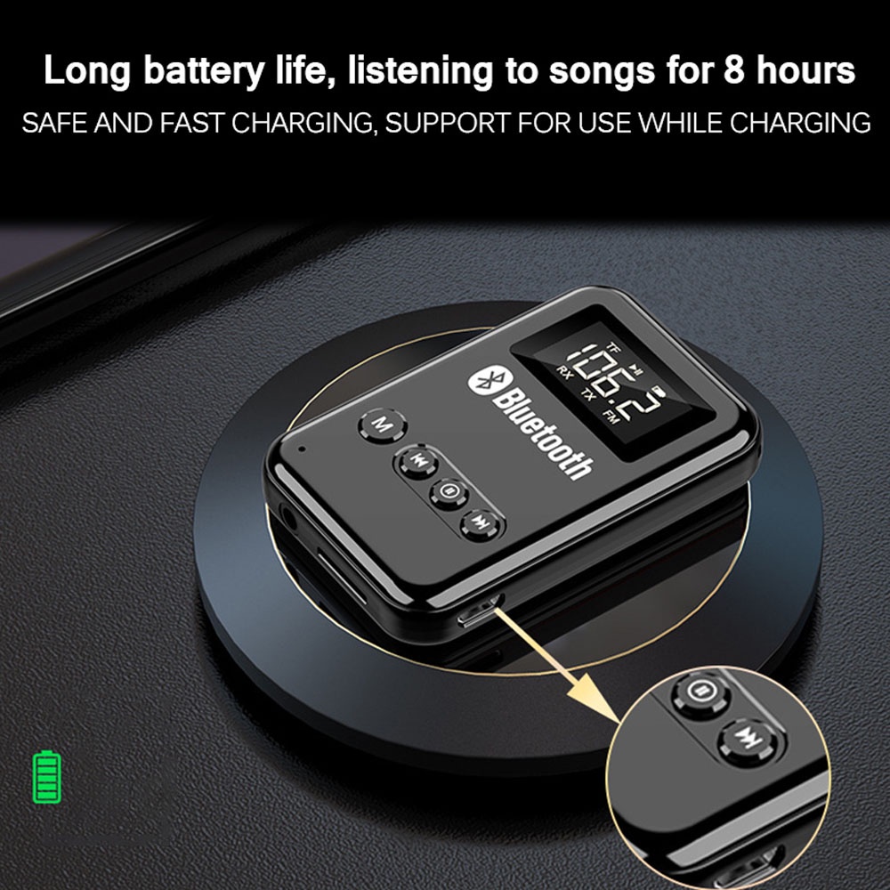 [READY STOCK] K6 Bluetooth Adapters Audio FM Transmitter Receiver