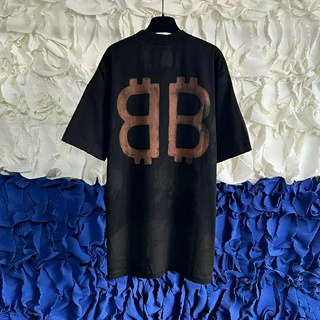 【Blue】เสื้อยืด Balenciaga 23SS 1:1 คุณภาพสูงสุด รหัสสินค้าเดียวกัน เกรด original