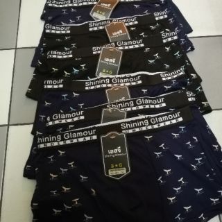 กางเกงใน Boxer. ขอบยาง​ ไซด์XXL.  สำหรับเอว28-32   ผ้าเนื้อนิ่มบางเบาใส่สบาย​  ยืดตามตัวจ้า