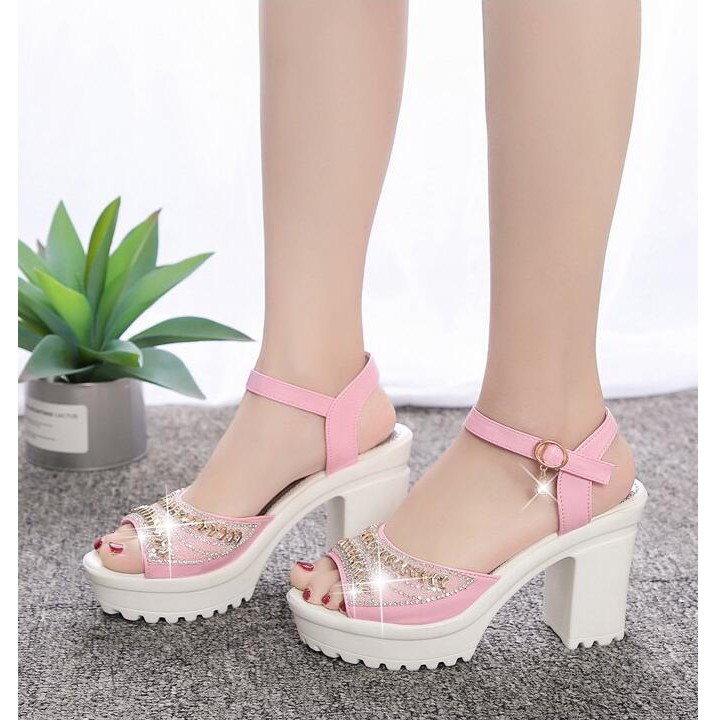Peep-Toe Woman Shoes