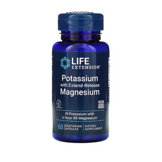 Life Extension, Potassium with Extend-Release Magnesium 60 Vegetarian