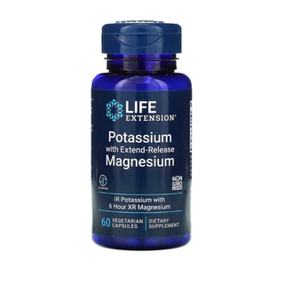 Life Extension, Potassium with Extend-Release Magnesium 60 Vegetarian