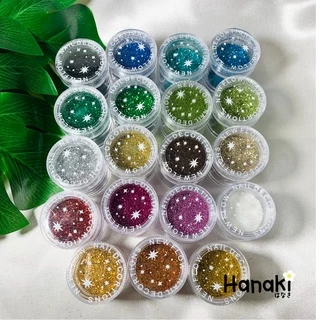 【พร้อมส่ง】กากเพชรสีเมทัลลิคเม็ดละเอียด กากเพชรตกแต่ง กากเพชรแต่งเล็บ ใช้งานเรซิ่นได้