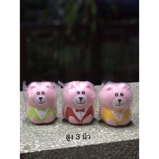 ตุ๊กตารูปสัตว์สำหรับใส่ต้นเคราฤาษีและต้นสัปปะรดสี ขนาดความสูง 3 นิ้ว