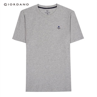 【2022tshirts】GIORDANO เสื้อยืดผู้ชาย คอกลม - Mens Classic Man Tees01020221