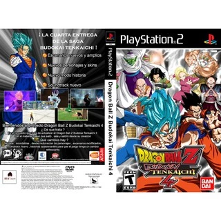 แผ่นเกมส์ Dragon Ball Z - Budokai Tenkaichi 4 ภาษาอังกฤษ PS2 Playstation2 คุณภาพสูง ราคาถูก