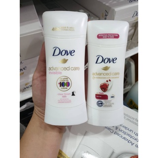 โล๊ะหมดอายุ 09/23 ** Dove Advanced Care Invisible Antiperspirant &amp; Deodorant โรลออนระงับกลิ่นกายโดฟ