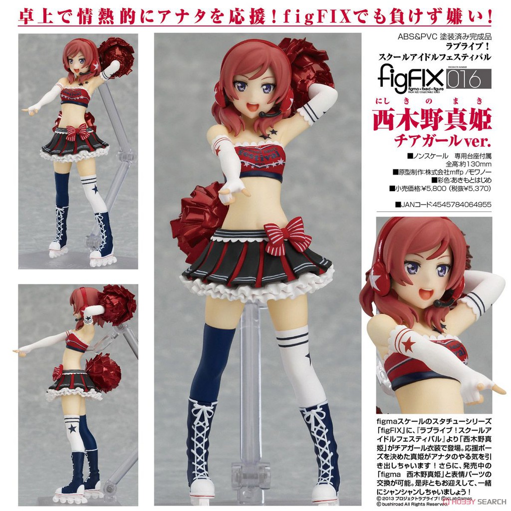 งานแท้ ฟิกเกอร์ FigFix Max Factory Love Live Sunshine School Idol เลิฟไลฟ์ ซันไชน์ Maki Nishikino มา