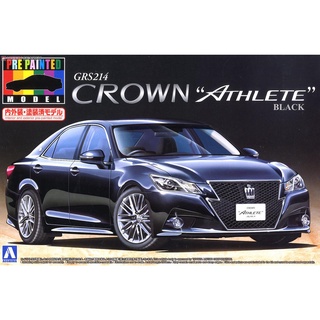 Aoshima 1/24 Toyota Crown Athlete GSR214 2012 Pre-painted Black