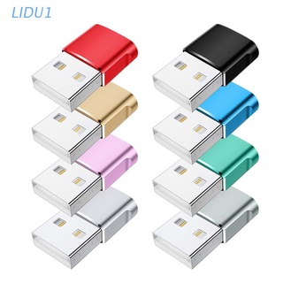 LIDU1  Mini USB C Female to USB  Male Adapter,Type C to A Charger Cable Adapter