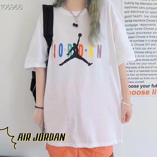 พร้อมส่ง!! Jordan ยืนพื้นผ้านุ่ม เสื้อยืดเปล่า เสื้อยืดสีพื้น เสื้อยืดคอกลม