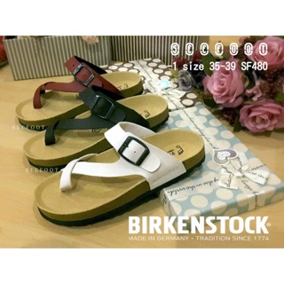 😍 พร้อมส่งคะ Birkenstock 😍 🎆 ราคา 450.-#ฟรีems  รองเท้าเพื่อสุขภาพ Birenstock สุดฮิต นิ่ม ความกว้