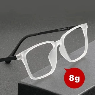 เบามาก ตร90 กรอบแว่นตาผู้ชายไทเทเนียมแว่นตาชายสบายสแควร์กรอบใหญ่ 9822