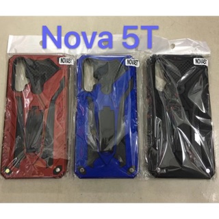 เคส Robot【Huawei Nova5T/Nova 5T/Nova5t/Honor 20】กันกระแทกมีขาตั้ง