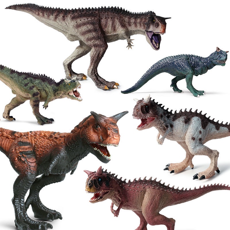 ของเล่นไดโนเสาร์ Jurassic Carnotaurus โมเดลการศึกษาสําหรับเด็ก