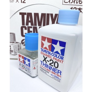 TAMIYA X-20 250ml Thinner Enamel 80040 ผสมสี ทำความสะอาด ตัดเส้น gundam gunpla โมเดล กันดั้ม กันพลา หุ่น รถ ทหาร สี