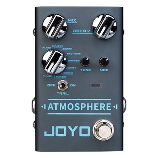 Joyo R-14 แป้นเหยียบเอฟเฟค สําหรับกีตาร์ไฟฟ้า เบส ดิจิทัล ย้อนกลับ และเหยียบสปริง