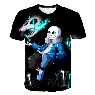 3D Undertale Sans Cool Print t Shirt Kids PC Hot Game Boys Clothes Tops Anime t Shirt Girls clothes Funny Cosplay tshirt 4-14T