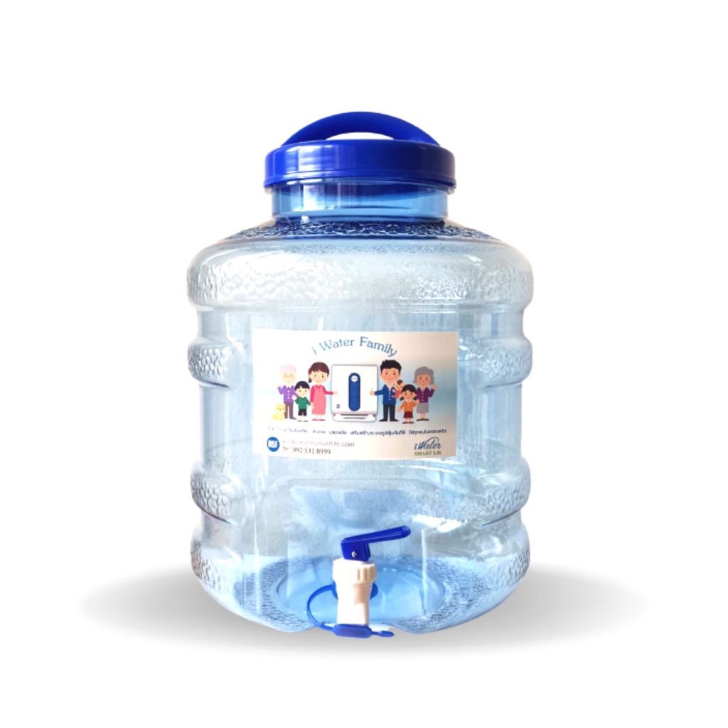 (ราคาถูก) ถังน้ำดื่ม12 ลิตร สินค้าภายในประเทศ พลาสติกเกรด A /iWater