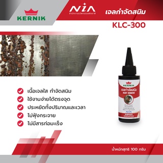 น้ำยากำจัดสนิม สูตรเจล ยี่ห้อ KERNIK (เคอร์นิค) ขนาด 100 และ 250 กรัม รุ่น KLC-300