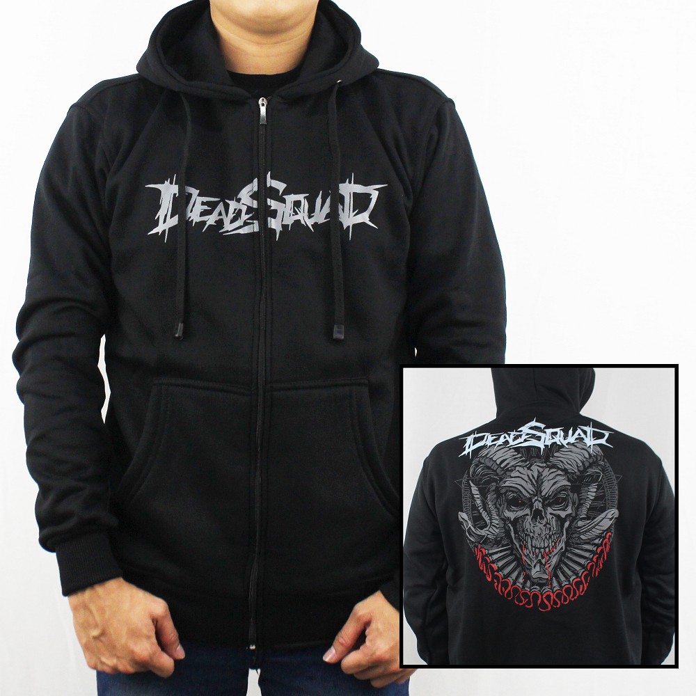 DEADSQUAD JACKET ML XL XXL 04 - DEADSQUAD METAL MUSIC JACKET - DEADSQUAD MUSIC HOODIE JACKET - SWETE