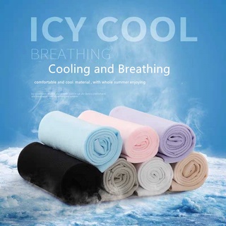 ปลอกแขน ปลอกแขนกันแดด แขนเสื้อ กันแดด กันแสง UV แบบสวมนิ้ว Cooling Ice Silk Sunscreen Sleeves Korean Sports Arm Cover