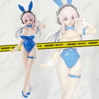 โมเดล Super Sonico BiCute Bunnies (Blue Bunny Ver.) 30cm Figure Girls Ban JK Virtual Idol Nitro+ SONICOMI PVC Packed in Box VTuber Youtuber SUPERSONICO Model