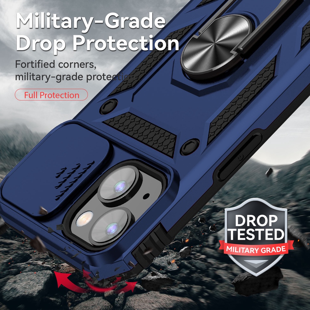 Armor Shockproof Phone Case For iPhone 14 13 12 11 Pro Max Magnetic ...