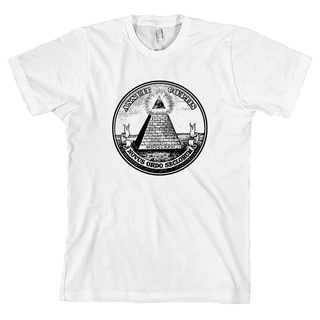 เสื้อผ้าผชLsmtx1 เสื้อยืด ผ้าฝ้าย พิมพ์ลาย A Good Seal Of United States All Seeing Eye พลัสไซซ์ สําหรับผู้ชายS-5XL