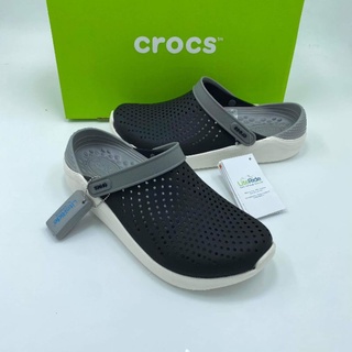 Crocs LiteRide Clog รองเท้าแตะ รองเท้าคร็อคส์รุ่นฮิต สำหรับผู้ชาย มีสินค้าพรอมส่ง