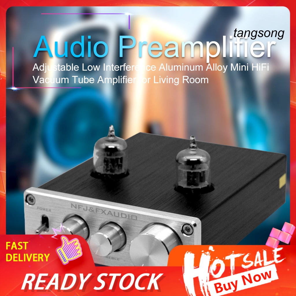 Typ Fx Audio Tube 03 Audio Preamplifier 6k4 Vacuum Tube Treble Bass Adjustment Mini Hifi