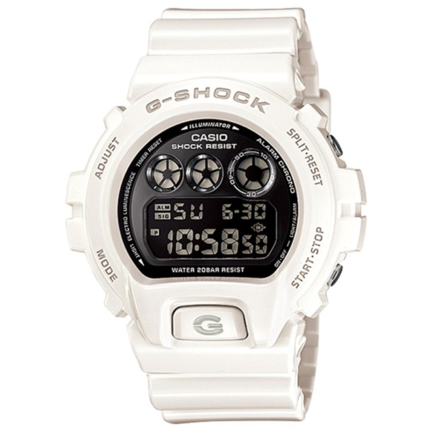 Casio G-Shock นาฬิกาข้อมือผู้ชาย สายเรซิ่น รุ่น DW-6900NB-7 - สีขาว