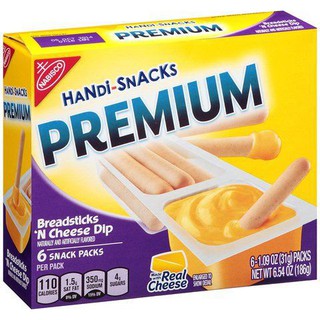 Kraft Handi-snack Bread Stick Cheese 186g  คราฟท์แฮนดิสแน็คขนมปังแท่งชีส 186 กรัม