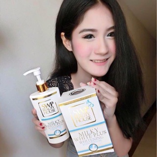 SWP Milky White Plus Whitening Body lotion ขนาด 300 ml.