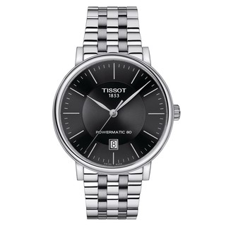 Tissot Carson Premium Powermatic 80 ทิสโซต์ คาร์สัน ออโต้ สีดำ เงิน T1224071105100  นาฬิกาผู้ชาย