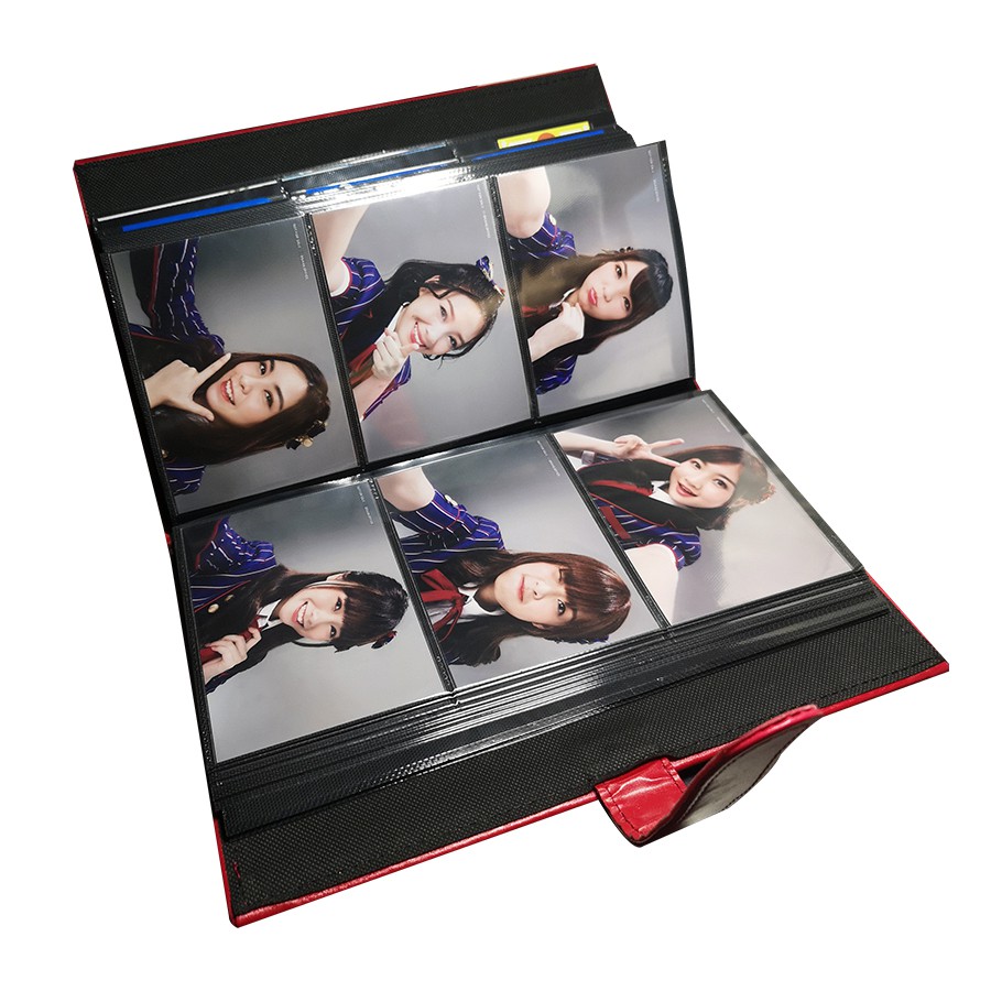 พร้อมส่ง แฟ้มปกหนัง ใส่รูป ขนาด 3.5x5 นิ้ว มีสายหนัง จุได้ทั้งหมด 300 รูป