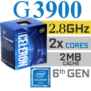 CPU INTEL CELERON G3900 (Socket 1151) มือสอง พร้อมส่ง แพ็คดีมาก!!! [[[แถมซิลิโคนหลอด พร้อมไม้ทา]]]