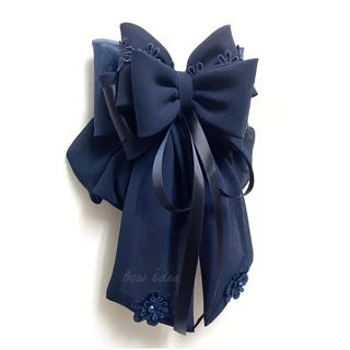 Bow โบว์ติดผม เน็ตติดผม กิ๊บติดผม โบว์ใหญ่ โบว์พยาบาล เครื่องประดับผม แฟชั่น อุปกรณ์ตกแต่งผม ริบบิ้นโบว์ เน็ตคลุมผม