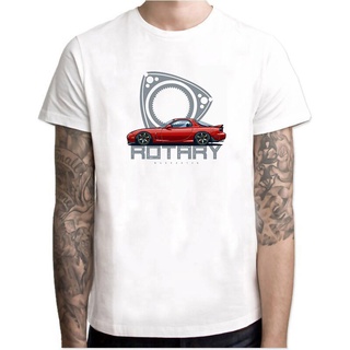 เสื้อยืดผ้าฝ้ายเสื้อยืด พิมพ์ลาย Rotary Rx7 Gtr Car สไตล์วินเทจ แฟชั่นฤดูร้อน สําหรับผู้ชายL XL  XXL 3XL