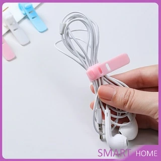 สายรัดซิลิโคน อุปกรณ์สำหรับรัดสายหูฟัง ที่เก็บสายดาต้า silicone cable winder