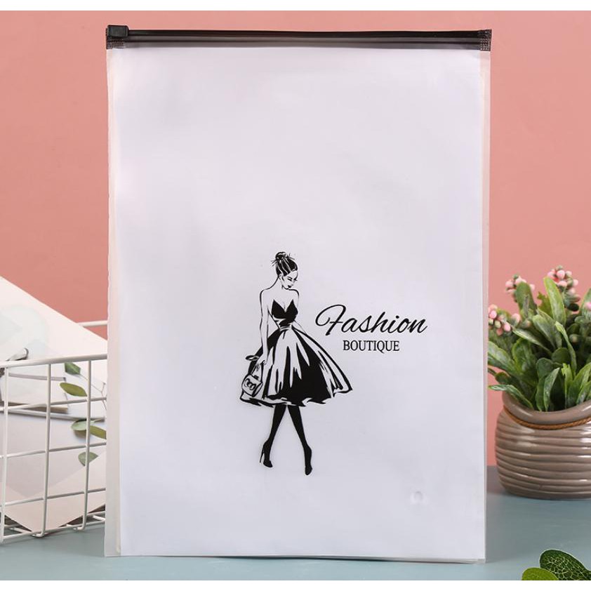 ⭐ซองซิปล๊อคแบบขุ่น ลาย fashion 22x23cm ชิ้นละ 3 บาท ✔️ ซองใส่เครื่องเขียน ซอง เครื่องเขียน กระเป๋า ราคา ถูกที่สุด ดีลบีเคเค แกลเลอรีภาพที่ 2