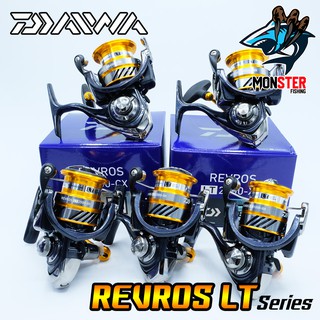 รอกสปินนิ่งไดว่า DAIWA REVROS LT 1000/2000/2500-XH/3000/4000-CXH/5000-CXH/6000H (Silver-Gold)