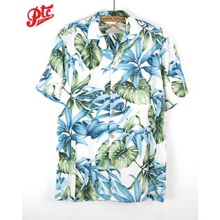 เสื้อฮาวาย PARADISE FOUND RAINFOREST WHITE