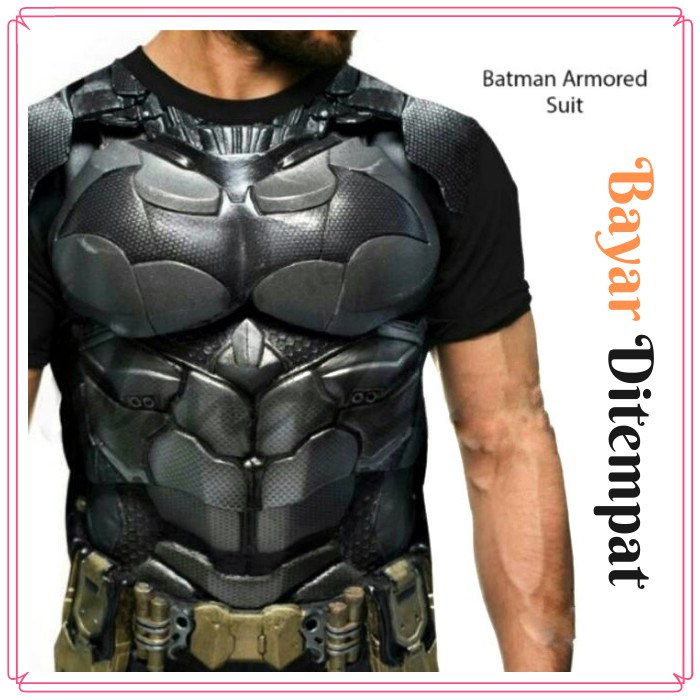 เสื้อยืดแฟชั่นพิมพ์ลาย Batman Combet / Batman 3d สําหรับผู้ชาย