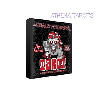 ไพ่ยิปซี/ไพ่ทาโรต์/ไพ่แท้/The Beauty of Horror: Color Your Destiny Tarot Deck