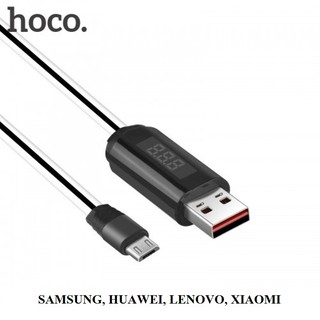 สายชาร์จ USB ตั้งเวลาชาร์จได้ บอกโวลท์และแอมป์ HOCO ของแท้ Samsung (Andriod)